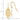 14k Polished Flower in Oval Frame Dangle French Hook Earrings - Image 3