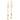14k Two-tone Polished Diamond-cut Love Knot Dangle French Hook Earrings - Image 2