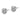 14k White Gold 10mm Polished Triple Love Knot Post Earrings - Image 2
