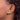 14k White Gold 10mm Polished Triple Love Knot Post Earrings - Image 3