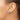 14k White Gold 10mm Polished Love Knot Post Earrings - Image 3