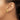 14k Yellow Gold Love Knot Post Earrings - Polished & Textured Elegance - Image 4