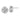 14k White Gold Triple Love Knot Post Earrings - Polished & Textured - Image 1