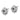 14k White Gold Double Love Knot Earrings - Polished & Textured Design - Image 2