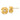 Gold knot earrings on a white background