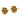 14k Rose Gold Brushed Flower Stud Earrings - Image 2