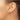 14k Rose Gold Plumeria Earrings with Diamond-Cut Detail - Image 3