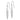 14K White Gold Brushed Pointed Oval Dangle French Hook Earrings - Image 1