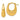 14k Gold Puffed Oval Hoop Earrings – Chic and Modern Style - Image 1