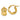 14k Polished Diamond-cut with Cut Out Floral Design Double Hoop Earrings - Image 5