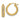 14k Two-Tone Diamond-Cut Beaded Hoop Earrings - Image 1
