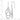 14k White Gold Double Teardrop Dangle Earrings for Effortless Elegance - Image 3