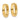 14k Gold 1.8mm Round Hinged Hoop Earrings - Image 2