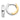 14k Two-Tone Round Hinged Hoop Earrings - Effortless Chic Style - Image 1