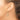 14k Two-tone Polished Triangles Drop Leverback Earrings - Image 3