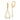 14k Two-tone Polished Triangles Drop Leverback Earrings - Image 1
