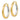14k White Gold Diamond Cut Square Hoop Earrings - Image 1