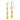 14k Puffed Diamond-cut Teardrops Dangle French Hook Earrings - Image 2
