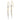 14k Two-Tone Circle Dangle Earrings for Effortless Style - Image 1