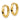 14k Diamond-cut Hoop Earrings - Image 1