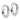 14k White Gold Diamond-Cut Hoops for Effortless Everyday Style - Image 1
