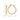 14k Polished Twisted Circle Hoop Earrings - Image 3