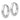 14K White Gold Polished Hollow Hoop Earrings for Effortless Style - Image 1