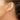 14K White Gold Polished Hollow Hoop Earrings for Effortless Style - Image 2