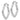 14K White Gold Diamond-Cut Square Hoop Earrings for Modern Style - Image 1