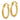 14K Gold Twisted Hoop Earrings with Diamond Cut Detail - Image 1
