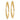 14k Gold Tapered Square Hoop Earrings - Chic & Modern Statement Style - Image 1
