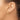 14K Rose Gold Heart Dangle Hoop Earrings - Image 2