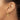 14K Moveable Heart Hoop Earrings - Image 2
