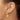 14K Gold Diamond Cut Hollow Hoop Earrings - Image 2