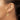 14K White and Rose Gold Hollow Hoop Earrings - Modern Elegance - Image 2