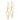 14k Gold Twisted Swirl Drop Earrings for Effortless Elegance - Image 1