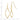 14k Polished Twisted Oblong Dangle French Hook Earrings - Image 3