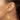 14k Gold Open Teardrop Dangle Earrings - Image 3