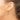 14K Gold Puffed Heart Lock and Key Earrings for a Trendy Touch - Image 2