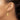 14K Gold Diamond-Cut Puffed Teardrop Dangle Earrings - Image 2