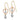 14k Tri-Color Gold Heart Dangle Earrings with Diamond-Cut Detail - Image 1