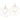 14k Tri-Color Gold Diamond-Cut Circle Dangle Earrings - Image 2