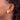 14k White Gold Polished Teardrop Earrings with Omega Back Design - Image 2