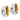 14k Two-Tone Polished Hoop Earrings for Effortless Everyday Style - Image 1