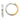 14k Two-Tone Round Hoop Earrings for Effortless Everyday Style - Image 1