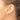 14k Two-tone Round Hinged Hoop Earrings - Image 3