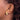 14k Two-tone Round Hinged Hoop Earrings - Image 3