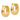 14k Gold Round Hinged Hoop Earrings for Effortless Everyday Style - Image 2