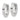 14k White Gold Round Hinged Hoop Earrings - Effortless Everyday Style - Image 2