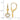 14k White Gold Diamond-Cut Open Heart Leverback Earrings - Image 4